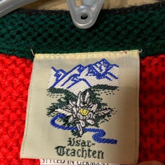 Usar Trachten wool blend red sweater - Picture 13 of 14